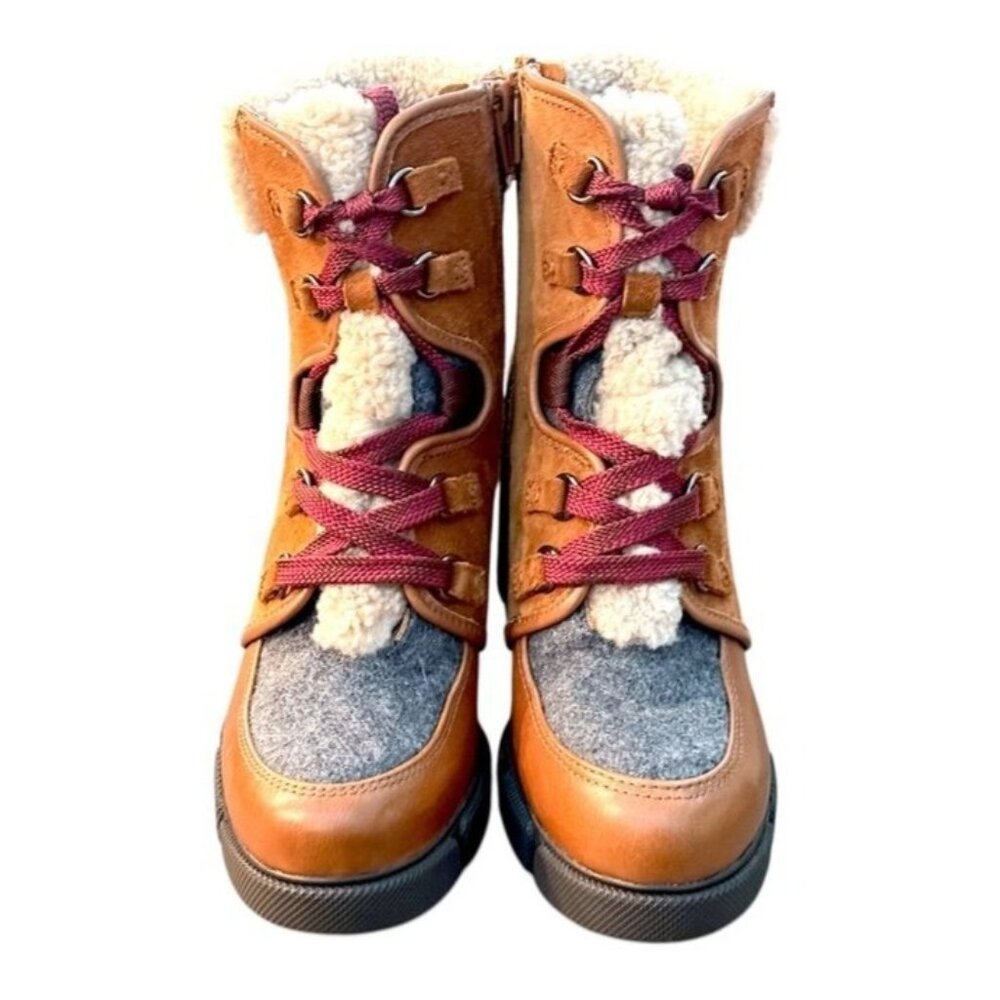 Neutralizer MYLA Women Brown Heeled Ankle Boots Size 5 NWOB